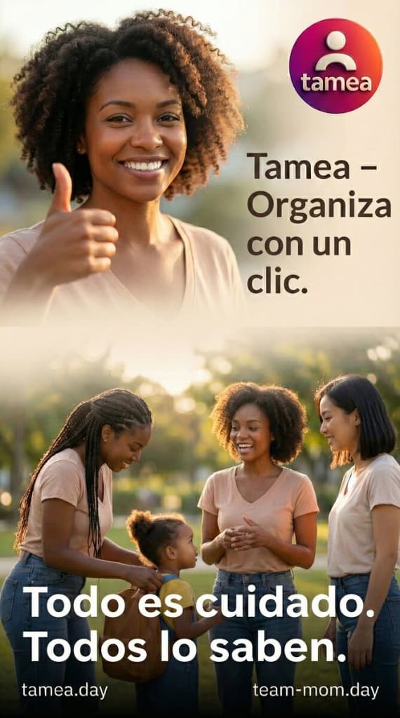 Cuidado después de clases - Tamea – Organiza con un clic.