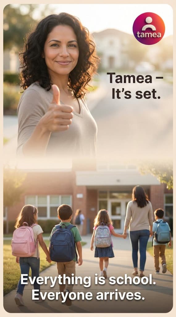 School Carpool - Tamea – It’s set.