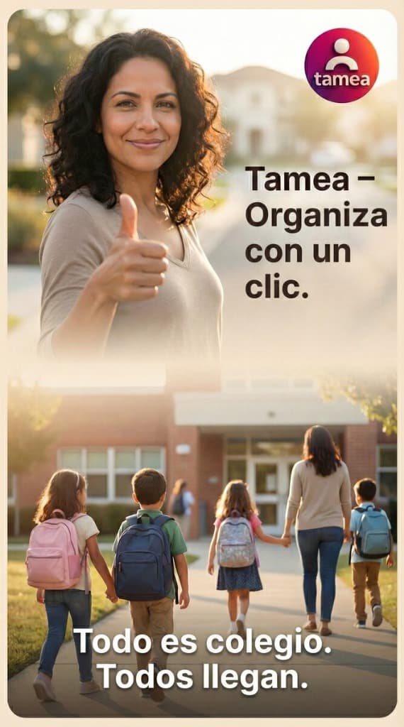 Transporte al colegio - Tamea – Organiza con un clic.