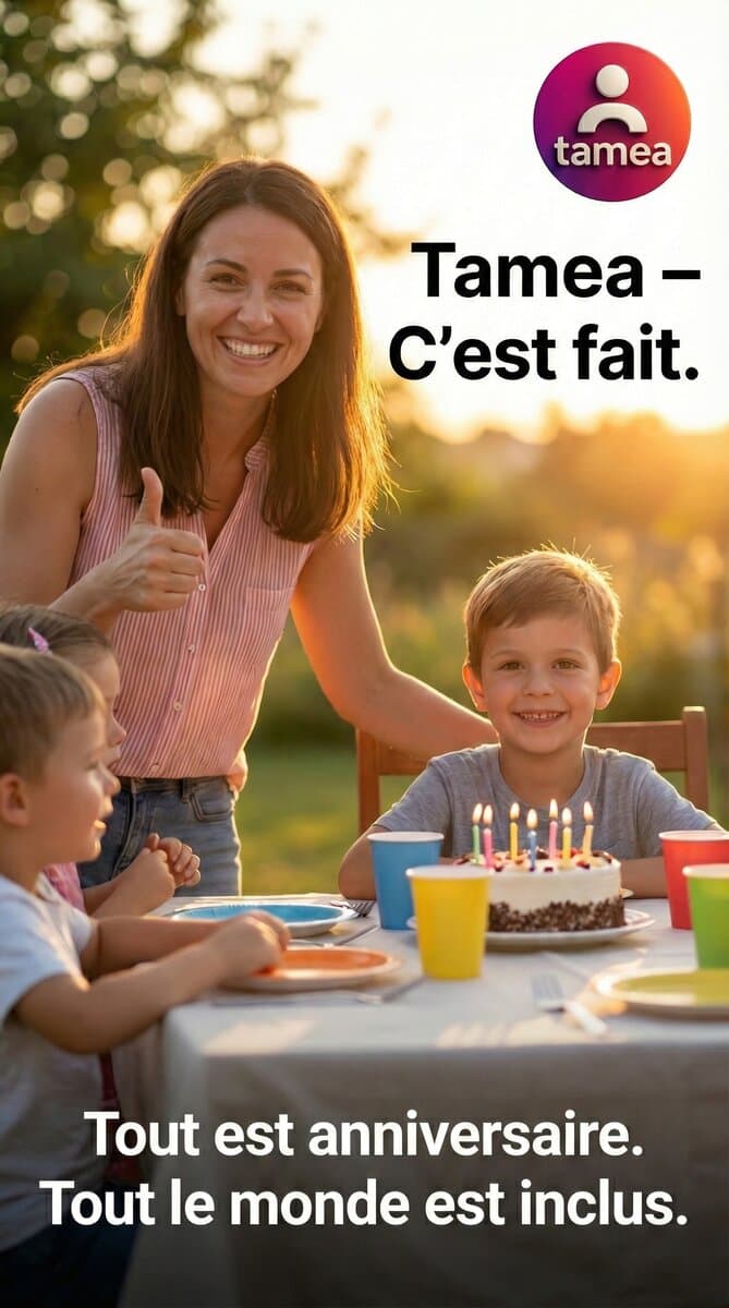 Anniversaires d’enfants - Tamea – C’est fait.