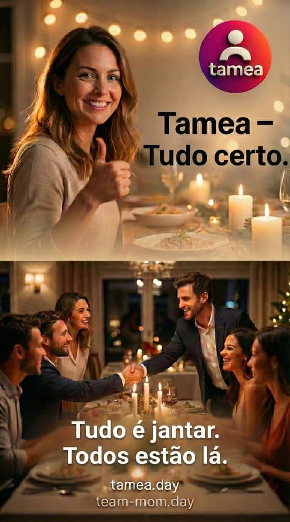 Jantares e encontros - Tamea – Tudo certo.