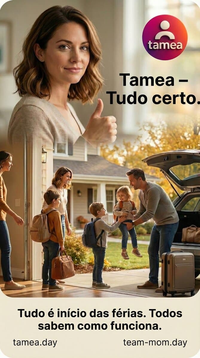Entregas nas férias - Tamea – Tudo certo.