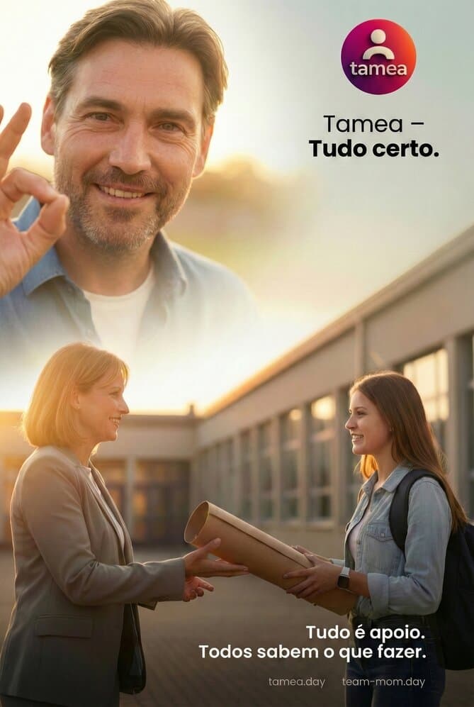 Ajuda de última hora - Tamea – Tudo certo.